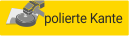 polierte Acrylkannte