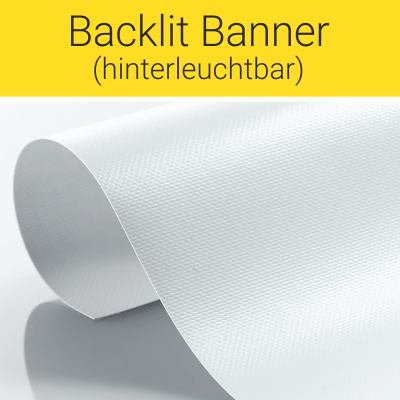 Hinterleuchtbare Backlit Banner