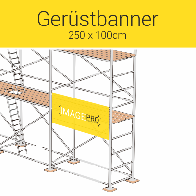 Gerüstbanner 250x100